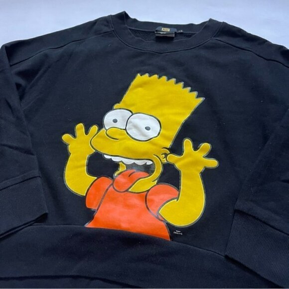 FUN The Simpson Bart Black Sweatshirt US M - Picture 3 of 8